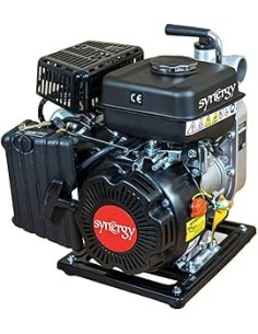 Synergy motobomba de agua a gasolina (79cc), Motor 4T, 12.000 L/h, entrada y salida 1,5" (38mm)