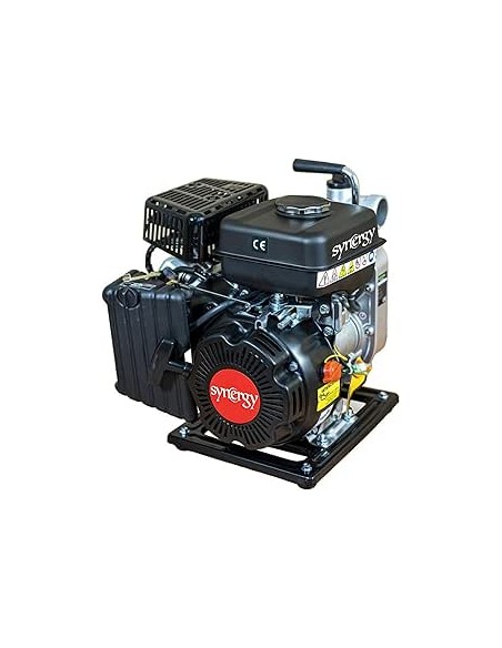 Synergy motobomba de agua a gasolina (79cc), Motor 4T, 12.000 L/h, entrada y salida 1,5" (38mm)