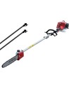 Synergy Podadora de Altura a Gasolina BLADEMASTER 52cc 2CV – Espada 25cm (10") + 2 Alargos – Motosierra Telescópica de Pértiga