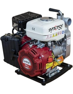 Synergy Motobomba Gasolina 79cc 1,9CV 4T OHV – 10.000L/h, 17m Altura, 38mm – Compacta y Potente