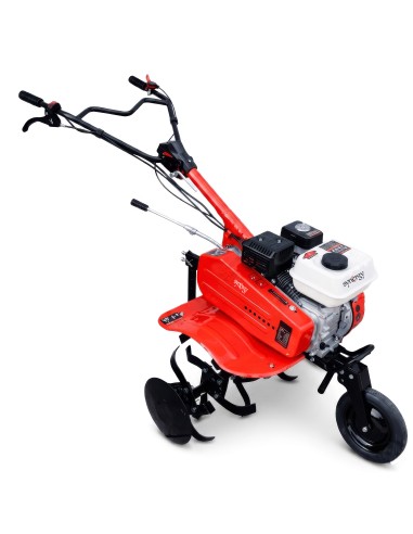 Motoazada de Gasolina Synergy 700 208cc 7,5cv Ancho 90cm con Kit Agrícola Completo y Arado Lateral para Cultivo