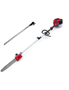 Synergy Podadora de Altura Gasolina 65cc 4,9CV con espada 25cm, Easy Cut, transmisión reforzada, 1 alargo y accesorios